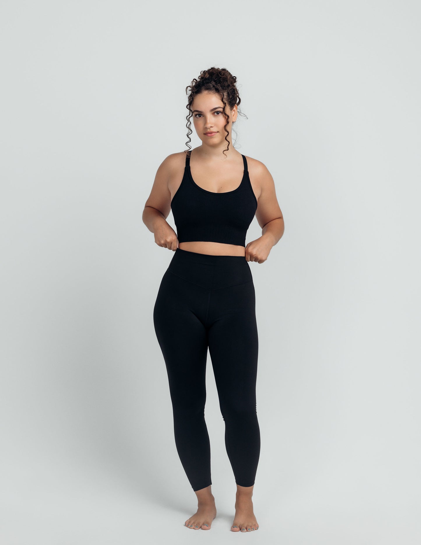 High Waist Tight Black Leggings