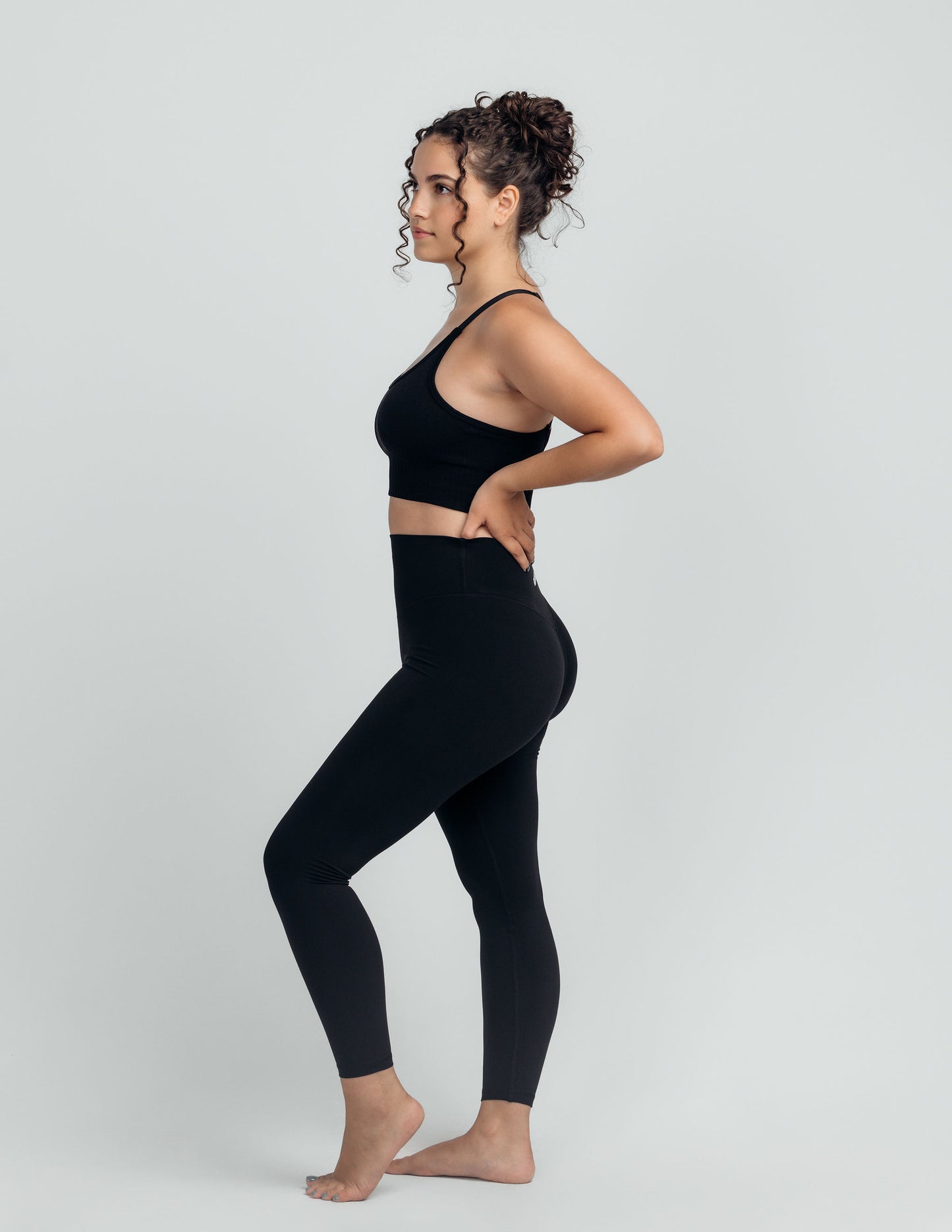 High Waist Tight Black Leggings